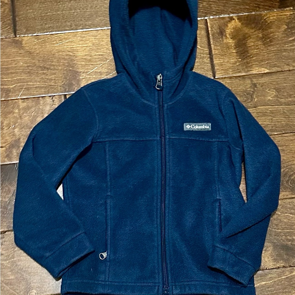 Columbia Kids' Blue Fleece Hooded Jacket